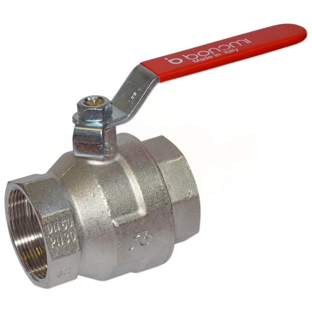 Кран кульовий для води Bonomi TAMIGI DN 2" (ВВ) латунний (Італія) 76000113R, фото 1