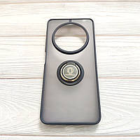 Чохол Armor Ring для Xiaomi Redmi 14C / Poco C75 протиударний з кільцем Чорний