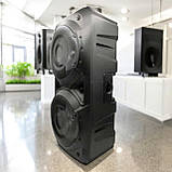 Потужна Bluetooth колонка ZQS з LED-підсвіткою та мікрофоном для караоке Акустична система, фото 4