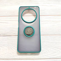 Чохол Armor Ring для Xiaomi Redmi 14C / Poco C75 протиударний з кільцем Смарагдовий