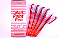 Ручка масляна червона 0,5 мм №501 Ball Point Pen, фото 3