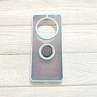 Чохол Armor Ring для Xiaomi Redmi 14C / Poco C75 протиударний з кільцем Світло-блакитний