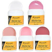 Полігель (56 г.) All Season LED/UV для моделювання, зміцнення та нарощування нігтів.