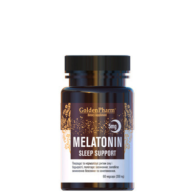 Мелатонін (Melatonin) Golden Farm капсули 5мг №60, фото 1