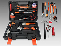 Набір інструментів 18 предметів, столярно-слюсарний комплект інструментів 003-4 у валізі