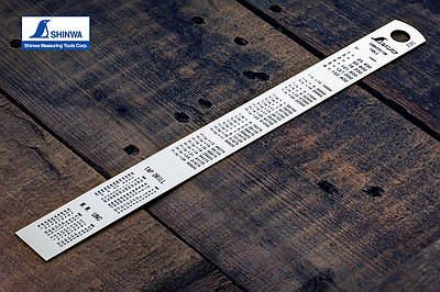 Лінійка слюсарна з неіржавкої сталі 15 см Yato YT-70720