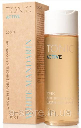 Тонік для проблемної та схильної до появи акне шкіри обличчя Tonic Active White Mandarin, 200 мл