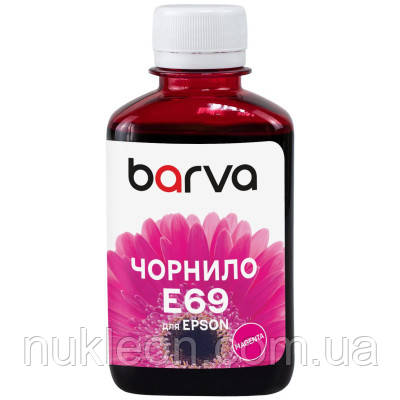 Популярний! Чорнило Barva Epson T69, 180 мл, Pigm, Magenta (E69-942) - Краща якість тільки на Nukleon.com.ua