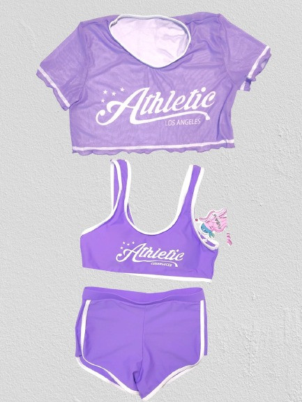 Купальник для девочек 1861 Fuba сиреневый(В НАЛИЧИИ ТОЛЬКО 34 36 38 40 УКР р-ры )