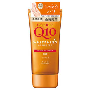 Kose Coenrich Q10 Whitening Moisture Cream Відбілюючий крем для рук із коензимом Q10, 80 г