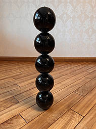 Меблеві ніжки і опори дерев'яні для столу кулі H.670 D.137 / Високі Кулі - 5.1