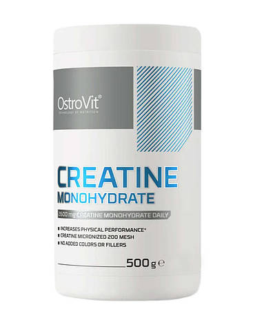 Креатин Моногідрат Ostrovit Creatine Monohydrate 500 г Польща смак, фото 1