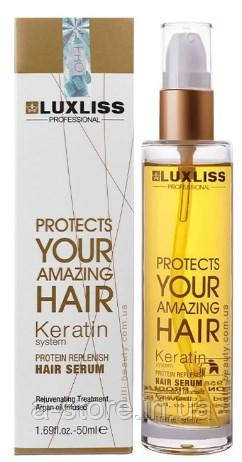 Кератинова олія Luxliss Keratin Protein Replenish Hair Serum