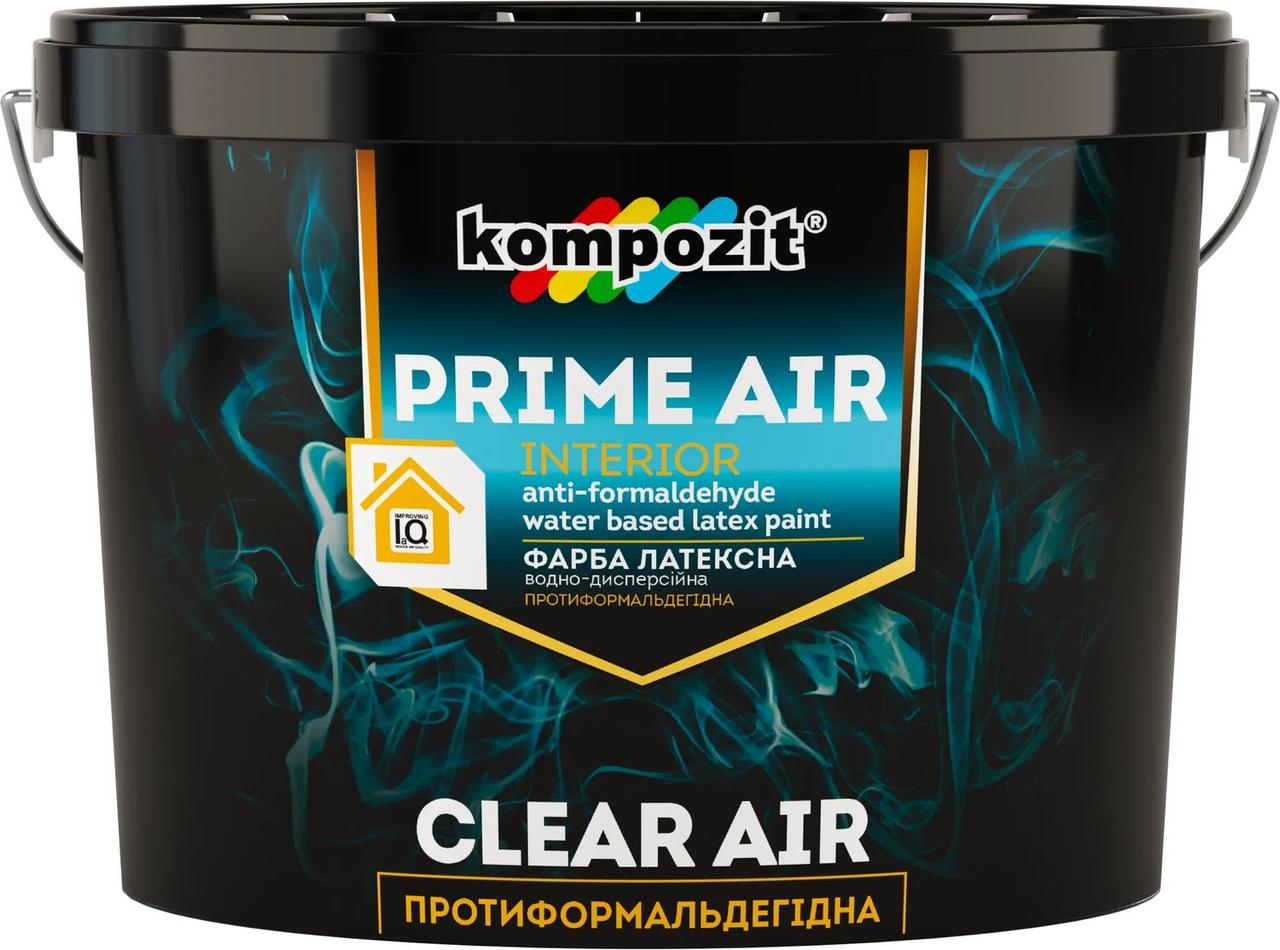 Фарба інтер’єрна біла PRIME AIR 4.5л КОМПОЗИТ Шовковисто-матова - Преміальна фарба, фото 1