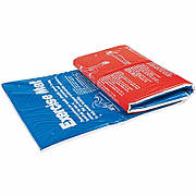 Килимок спортивний Toorx Padded Exercise 181 х 60 х 2,5 см з антиковзною поверхнею Blu/Rosso (MAT-GE)