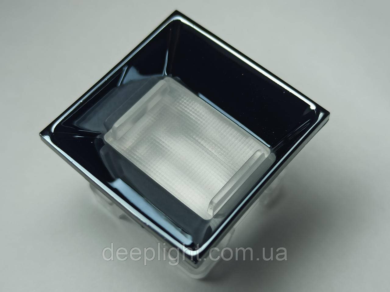 Оптика Лінза 5050LED квадратна 35*70 кут для ламп світильників точкового освітлення, фото 1