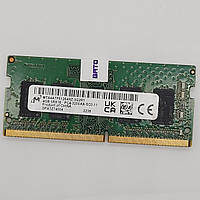 Оперативна пам'ять для ноутбука Micron SODIMM DDR4 4Gb 3200MHz PC4-25600S 1R16 CL22 (MTA4ATF51264HZ-3G2R1) Б/В