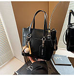 (Немаї кулона) Жіноча сумка клатч НОВИЙ стильний сумка для через плече Ручні сумки жіночий тільки ОПТ, фото 2