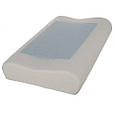 Ортопедична подушка Malatec 24238 (54×34×10 см, ефект пам'яті, охолоджувальний гель, Польща), фото 3