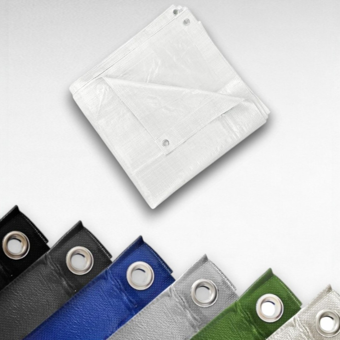 Тент посилений WHITE 90 г/м² 5х8м