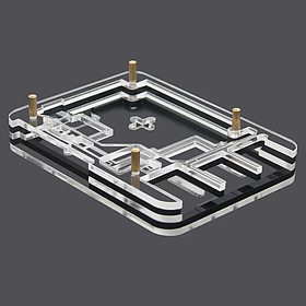 Корпус для Raspberry Pi 5 акриловий (5 шарів)