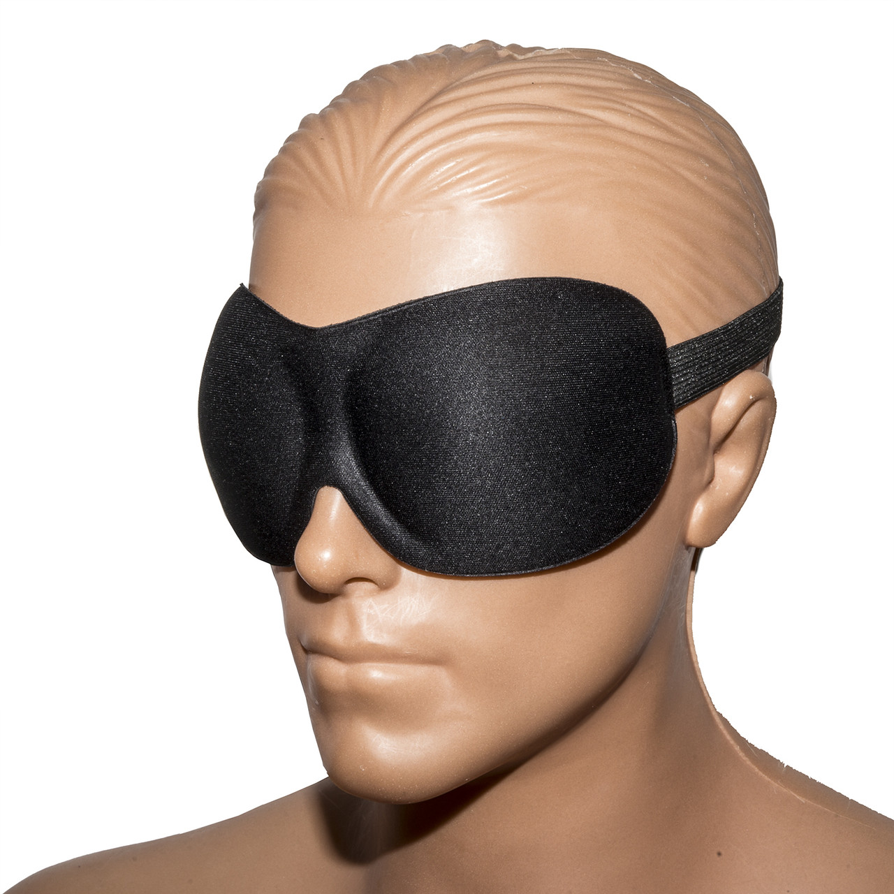 Маска для сну на очі чорна з відкритим носом №3, фото 1