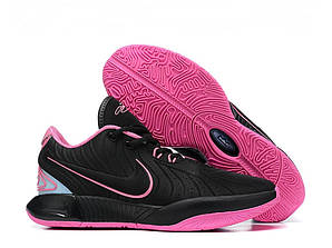 Баскетбольні кросівки жіночі Nike LeBron XXI 21 Black Pink