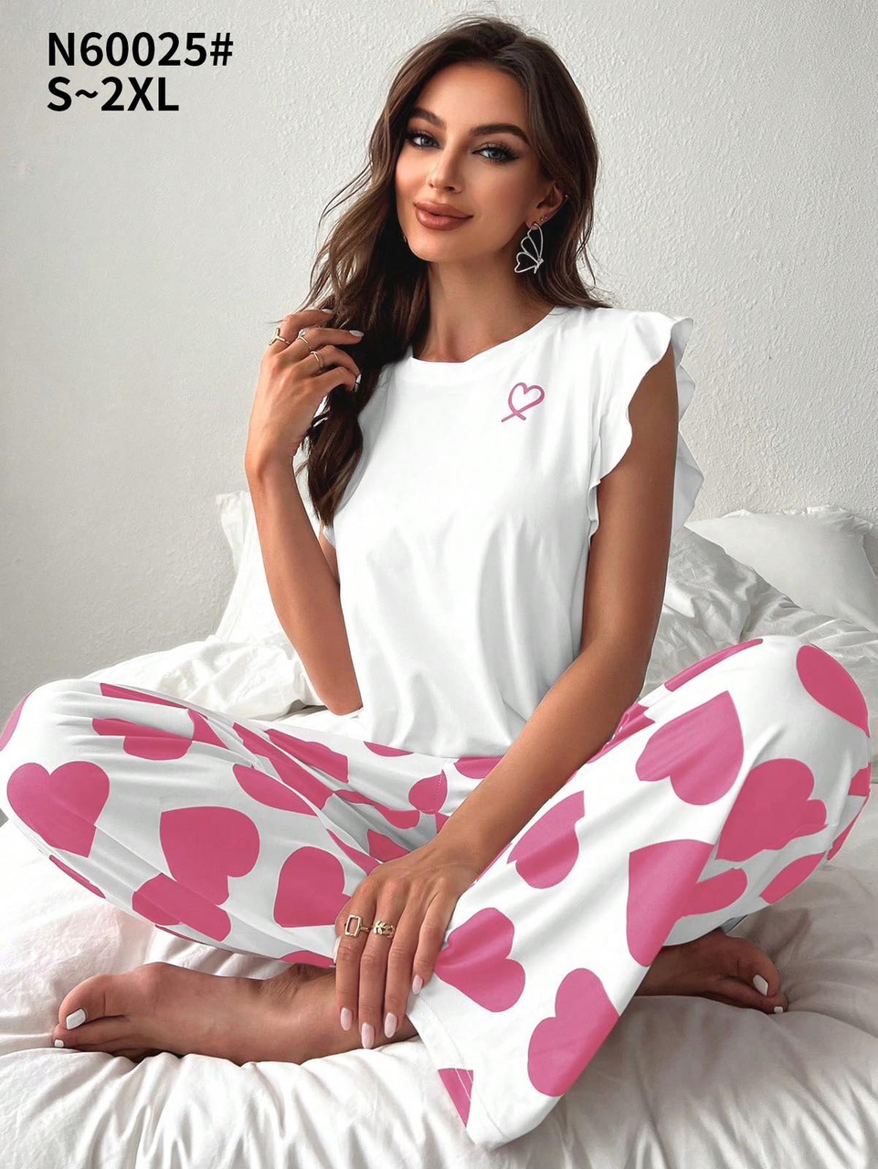 Жіноча піжама бамбук НОРМА (р-ри: 42-50) N60025-5 вир-во Китай., фото 1