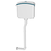 Зливний пластиковий бачок для унітазу з кнопковим механізмом спуску води NOVA 4094N