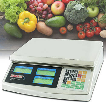 Акумуляторна торгова вага до 50 кг MATARIX MX-413 Електронні