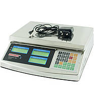 Акумуляторна торгова вага до 50 кг MATARIX MX-413 Електронні, фото 2