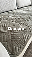 Накидки на диван гумові Дивандеки, покривало на диван велюрове щільне Темно сірий, фото 4