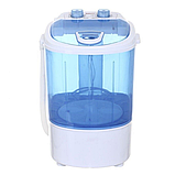 Напівавтоматична пральна машина Saturn-ST-WM0610 blue на 2.5 кг з віджимом зі знімною центрифугою, фото 4