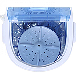 Напівавтоматична пральна машина Saturn-ST-WM0610 blue на 2.5 кг з віджимом зі знімною центрифугою, фото 6