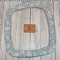 Чохол для квадратних п'ялець Nurge №4 (250*280 мм) Дубок на сірому