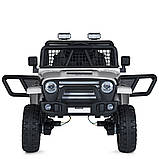 Дитячий електромобіль на акумуляторі Джип Jeep Rubicon M 5991 з пультом р/у для дітей 3-8 років Білий, фото 3