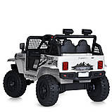 Дитячий електромобіль на акумуляторі Джип Jeep Rubicon M 5991 з пультом р/у для дітей 3-8 років Білий, фото 6