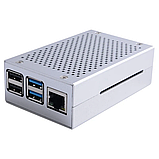 Корпус для Raspberry Pi 4 алюмінієвий з перфорацією (102500), фото 2