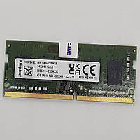 Оперативна пам'ять для ноутбука Kingston SODIMM DDR4 4Gb 3200MHz PC4-25600S 1R16 CL22 (HP32D4S2S1MR-4) Б/В