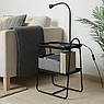 Тумбочка з полицями IKEA HATTÅSEN 405.692.31 Чорна, фото 5