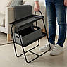 Тумбочка з полицями IKEA HATTÅSEN 405.692.31 Чорна, фото 6