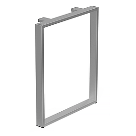 Опора для столу з металу 600×120 мм, H 730 мм 1 шт Сатин