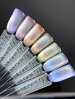 Гель лак для нігтів Saga Silk Cat "Котяче Око" 10 мл (Палітра)