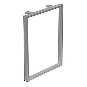 Опора для столу з металу 600×110 мм, H 730 мм 1 шт Сатин