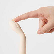 Тонкий вібратор для точки G IROHA koharu BENI, плавне регулювання інтенсивності, від батарейки, фото 4