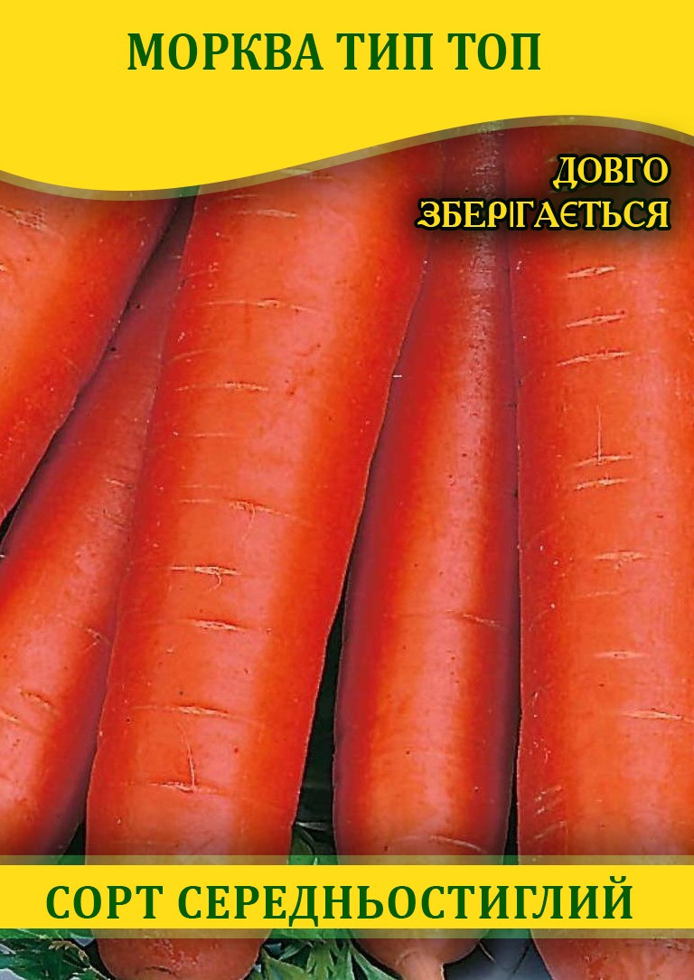 Насіння моркви Тип Топ, 1кг