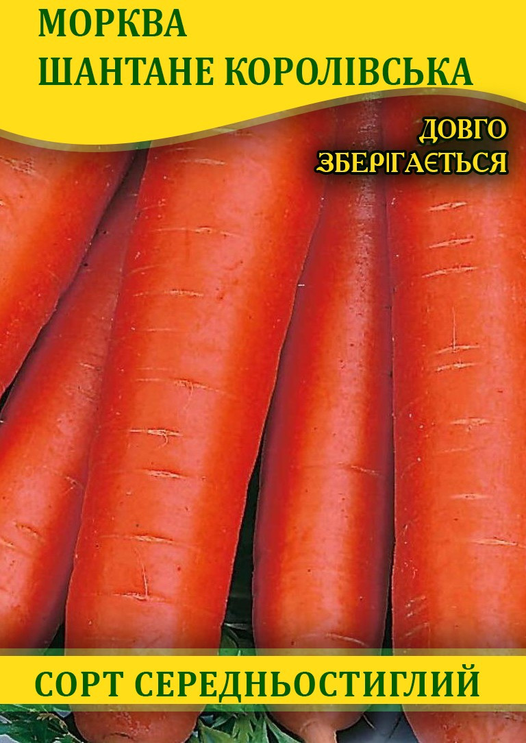 Насіння моркви Шантане Королівська, 100г