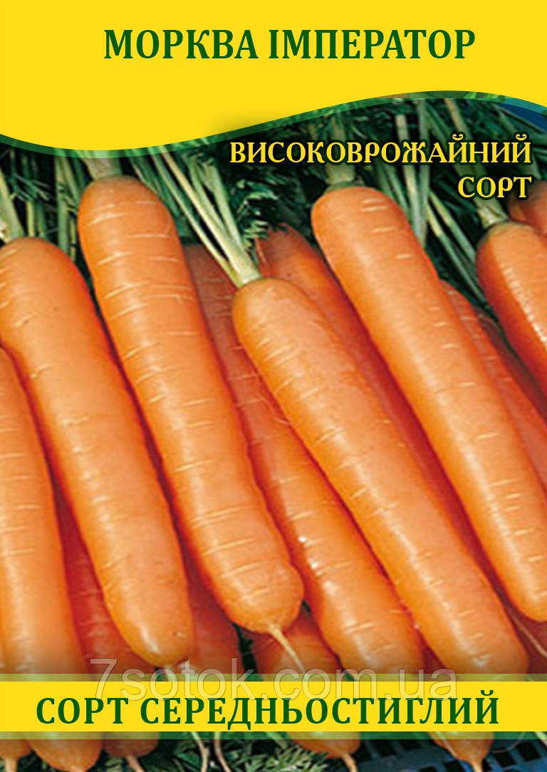 Насіння моркви Імператор, 100г