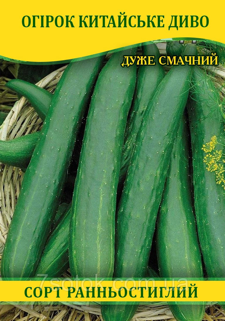 Насіння огірка Китайське Чудо, 0,5 кг