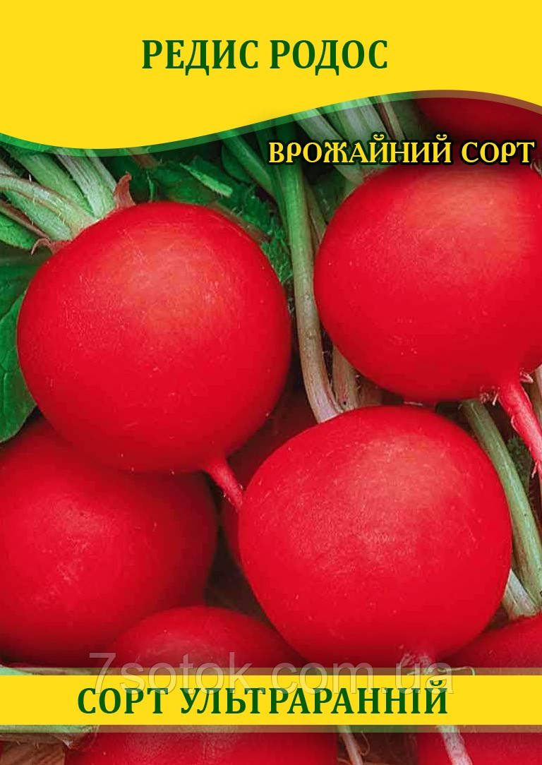 Насіння редиски Родос, 100г
